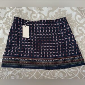 ISO Doen Arwen Mini Skirt in Montmartre Foulard Pattern - Size S or M
